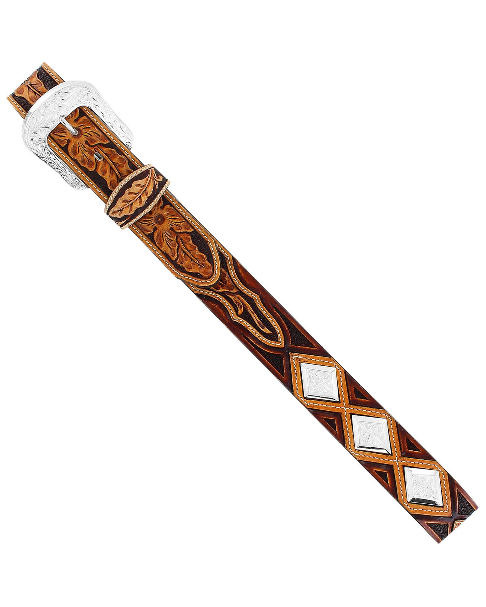 Tony Lama Men's Diamonte Western Belt 1 Tony Lama Men's Diamonte Western Belt