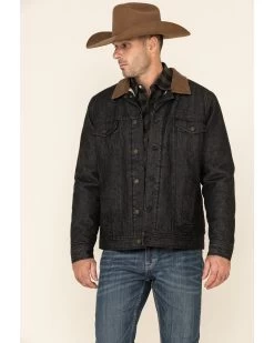 Cody James Men's Grand Teton 2.0 Western Dark Denim Jacket
