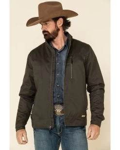 Powder River Outfitters Men's Cotton Zip Front Jacket -Western Cowboy Shop 2000325925 341 P1
