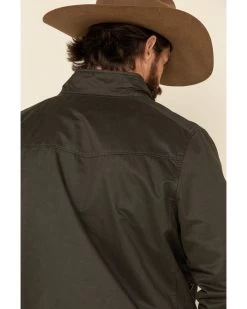 Powder River Outfitters Men's Cotton Zip Front Jacket -Western Cowboy Shop 2000325925 341 P5