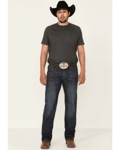 Rock & Roll Denim Men's Dark Vintage Double Barrel Stretch Relaxed Straight Jeans 8 Rock & Roll Denim Men's Dark Vintage Double Barrel Stretch Relaxed Straight Jeans -Western Cowboy Shop 2000334315 400 P3