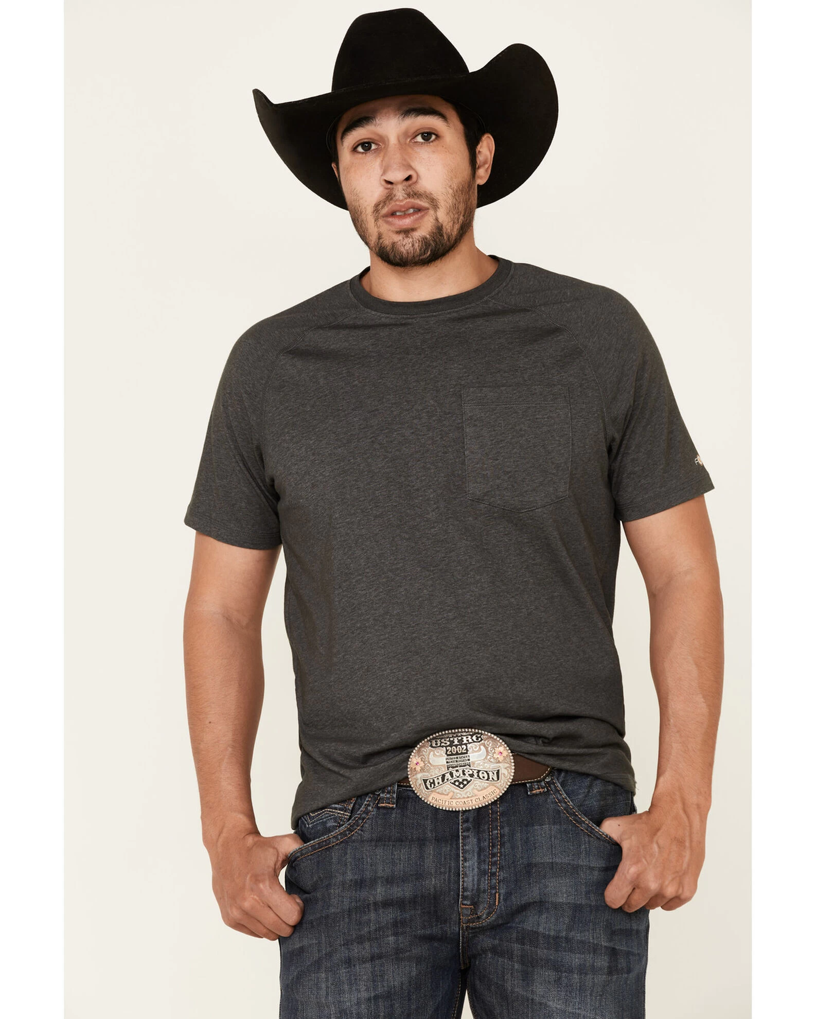 Rock & Roll Denim Men's Dark Vintage Double Barrel Stretch Relaxed Straight Jeans 1 Rock & Roll Denim Men's Dark Vintage Double Barrel Stretch Relaxed Straight Jeans