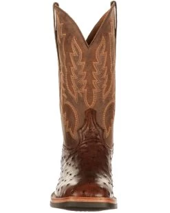 Lucchese Men's Rowdy Exotic Full-Quill Ostrich Western Boots - Square Toe -Western Cowboy Shop 2000337573 240 P5