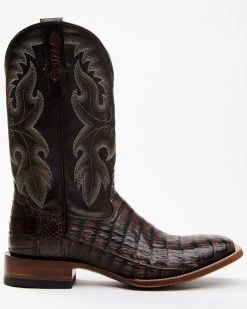 Cody James Men's Exotic Caiman Tail Skin Western Boots - Broad Square Toe