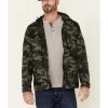 Flag & Anthem Men's Byron Camo Print Hooded Windbreaker Jacket