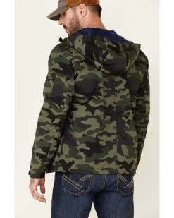 Flag & Anthem Men's Byron Camo Print Hooded Windbreaker Jacket -Western Cowboy Shop 2000339241 300 P5