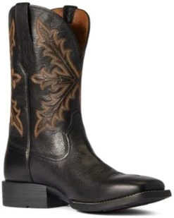 Ariat Men's Qualifier Night Sky Western Performance Boots - Broad Square Toe 8 Ariat Men's Qualifier Night Sky Western Performance Boots - Broad Square Toe -Western Cowboy Shop 2000340988 001 P1