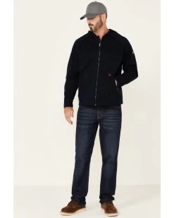 Ariat Men's FR Primo Fleece Alloy Flag Graphic Zip-Front Hooded Work Jacket -Western Cowboy Shop 2000341780 410 P2