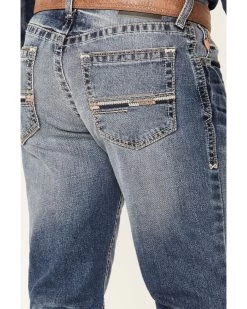 Ariat Men's M4 Dakota Medium Wash Stretch Relaxed Straight Jeans -Western Cowboy Shop 2000341795 400 P4