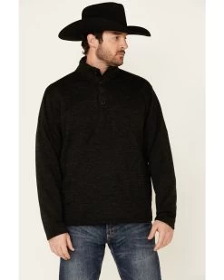 Ariat Men's Solid Charcoal Wesley 1/4 Zip Fleece Pullover -Western Cowboy Shop 2000341959 022 P1