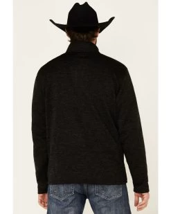 Ariat Men's Solid Charcoal Wesley 1/4 Zip Fleece Pullover -Western Cowboy Shop 2000341959 022 P4