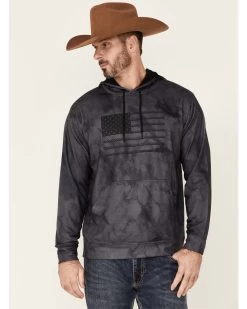 Hooey Men's Tie-Dye Liberty Roper Flag Graphic Hooded Sweatshirt 6 Hooey Men's Tie-Dye Liberty Roper Flag Graphic Hooded Sweatshirt -Western Cowboy Shop 2000342389 001 P1