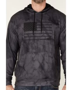 Hooey Men's Tie-Dye Liberty Roper Flag Graphic Hooded Sweatshirt 7 Hooey Men's Tie-Dye Liberty Roper Flag Graphic Hooded Sweatshirt -Western Cowboy Shop 2000342389 001 P3