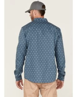 Cody James Men's FR Foulard Print Long Sleeve Pearl Snap Work Shirt -Western Cowboy Shop 2000343139 420 P4