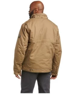 Ariat Men's Field Khaki Rebar MaxMove 2.0 Cordura Snap-Front Insulated Work Jacket