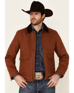 Pendleton Men's Whiskey Carson City Canvas Zip-Front Barn Coat 7 Pendleton Men's Whiskey Carson City Canvas Zip-Front Barn Coat -Western Cowboy Shop 2000344099 235 P2