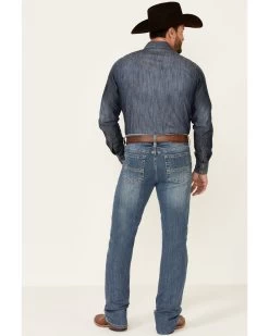 Cody James Men's Casey Light Wash Stretch Stackable Straight Jeans -Western Cowboy Shop 2000344540 400 P2
