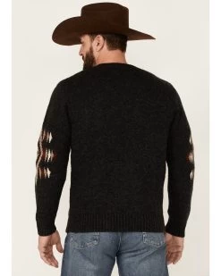 Pendleton Men's Shetland Wool Washable Crew Sweater - Heather Black 7 Pendleton Men's Shetland Wool Washable Crew Sweater - Heather Black -Western Cowboy Shop 2000345188 020 P4