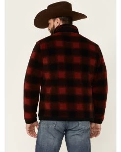 Pendleton Men's Buffalo Plaid Lone Fir Zip-Front Fleece Jacket -Western Cowboy Shop 2000345197 600 P4