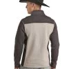 Rock & Roll Denim Men's FR Color Block 1/4 Zip Work Pullover