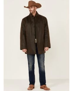 Cripple Creek Men's Enzyme Washed Storm-Flap Long Dress Coat 6 Cripple Creek Men's Enzyme Washed Storm-Flap Long Dress Coat -Western Cowboy Shop 2000349076 200 P2