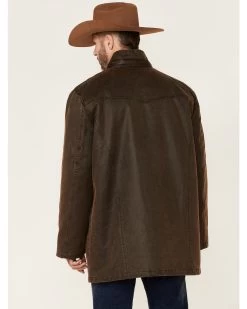 Cripple Creek Men's Enzyme Washed Storm-Flap Long Dress Coat 7 Cripple Creek Men's Enzyme Washed Storm-Flap Long Dress Coat -Western Cowboy Shop 2000349076 200 P4