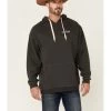 Stetson Men's Gray Vintage Logo Back Graphic Hooded Sweatshirt