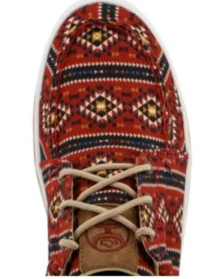Twisted X Men's HOOey Multi Southwestern Print Causal Lace-Up Loper - Moc Toe -Western Cowboy Shop 2000355854 900 P6