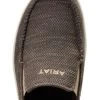 Ariat Men's Heather Brown Hilo 360 Canvas Slip-On Casual Shoe - Moc Toe