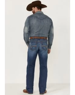 Cinch Men's Label Performance Stretch Relaxed Bootcut Jeans -Western Cowboy Shop 2000357613 402 P3