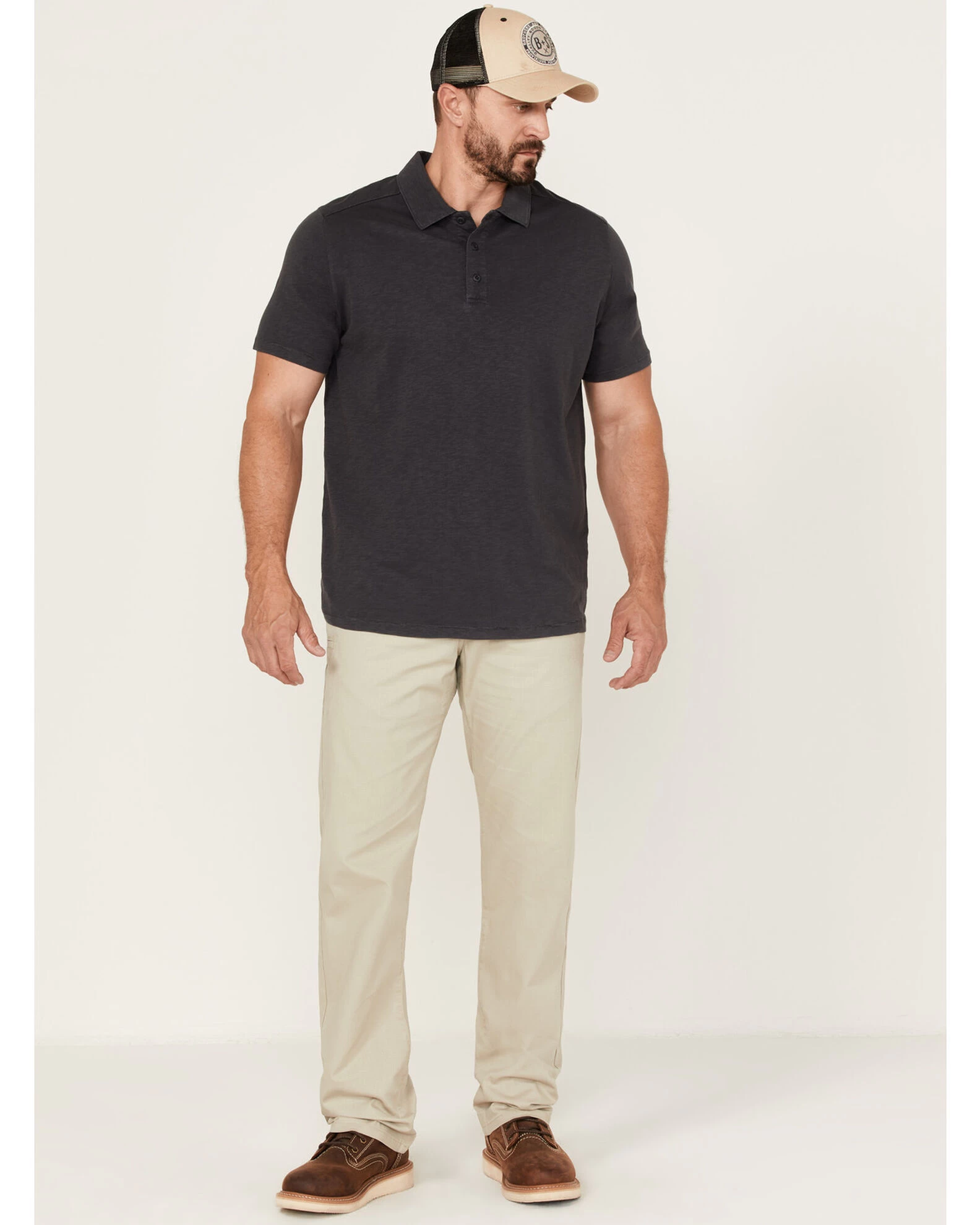 Brothers & Sons Men's Weathered Ripstop Stretch Slim Straight Pants 3 Brothers & Sons Men's Weathered Ripstop Stretch Slim Straight Pants - Image 3