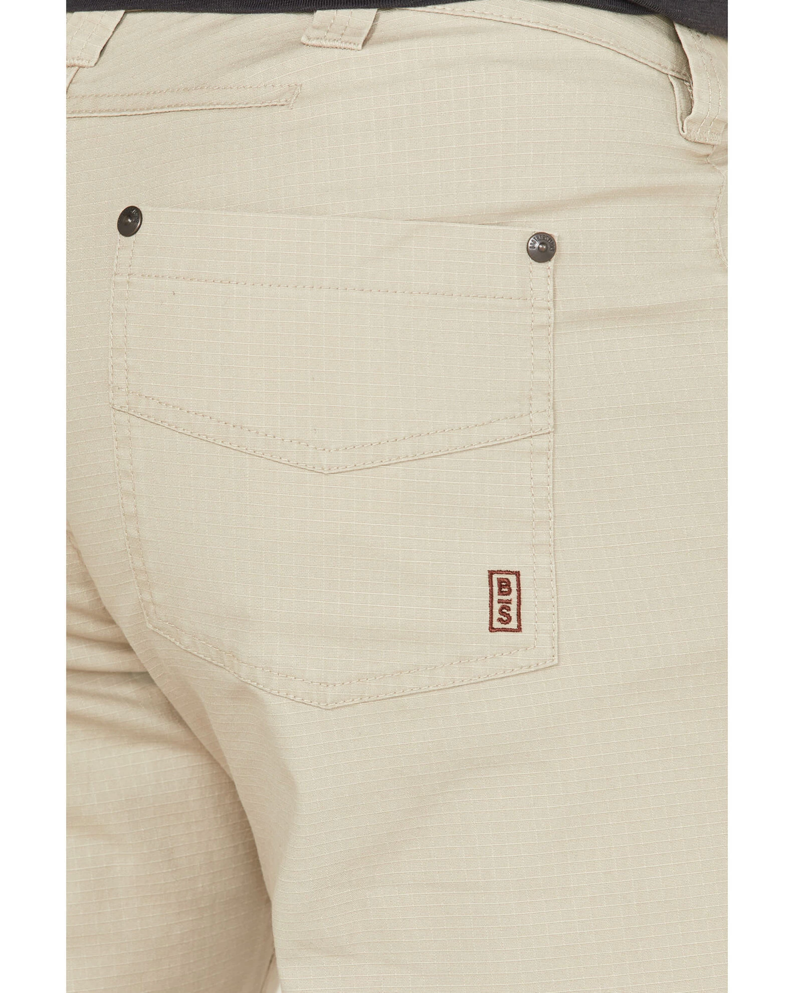 Brothers & Sons Men's Weathered Ripstop Stretch Slim Straight Pants 4 Brothers & Sons Men's Weathered Ripstop Stretch Slim Straight Pants - Image 4