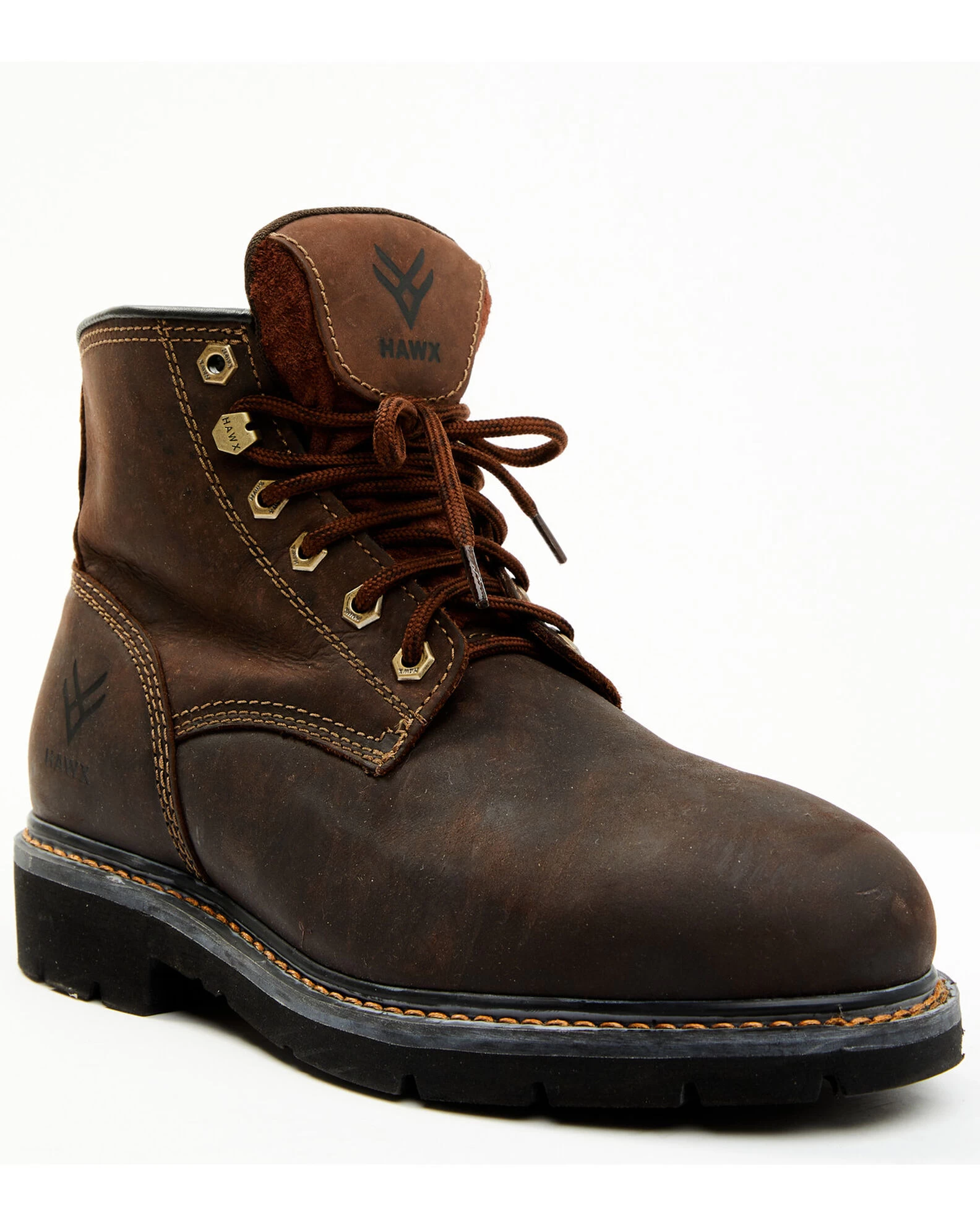 Hawx Men's Oily Crazy Horse Lace-Up 6" Work Boot - Composite Toe 6 Hawx Men's Oily Crazy Horse Lace-Up 6" Work Boot - Composite Toe - Image 6