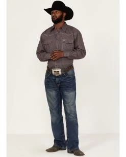 Cowboy Hardware Men's Wavy Square Geo Print Western Shirt -Western Cowboy Shop 2000360873 600 P2