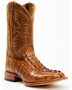 Cody James Men's Caiman Cognac 12" Exotic Western Boots - Broad Square Toe -Western Cowboy Shop 2000366182 280 P1