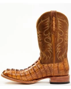 Cody James Men's Caiman Cognac 12" Exotic Western Boots - Broad Square Toe -Western Cowboy Shop 2000366182 280 P3