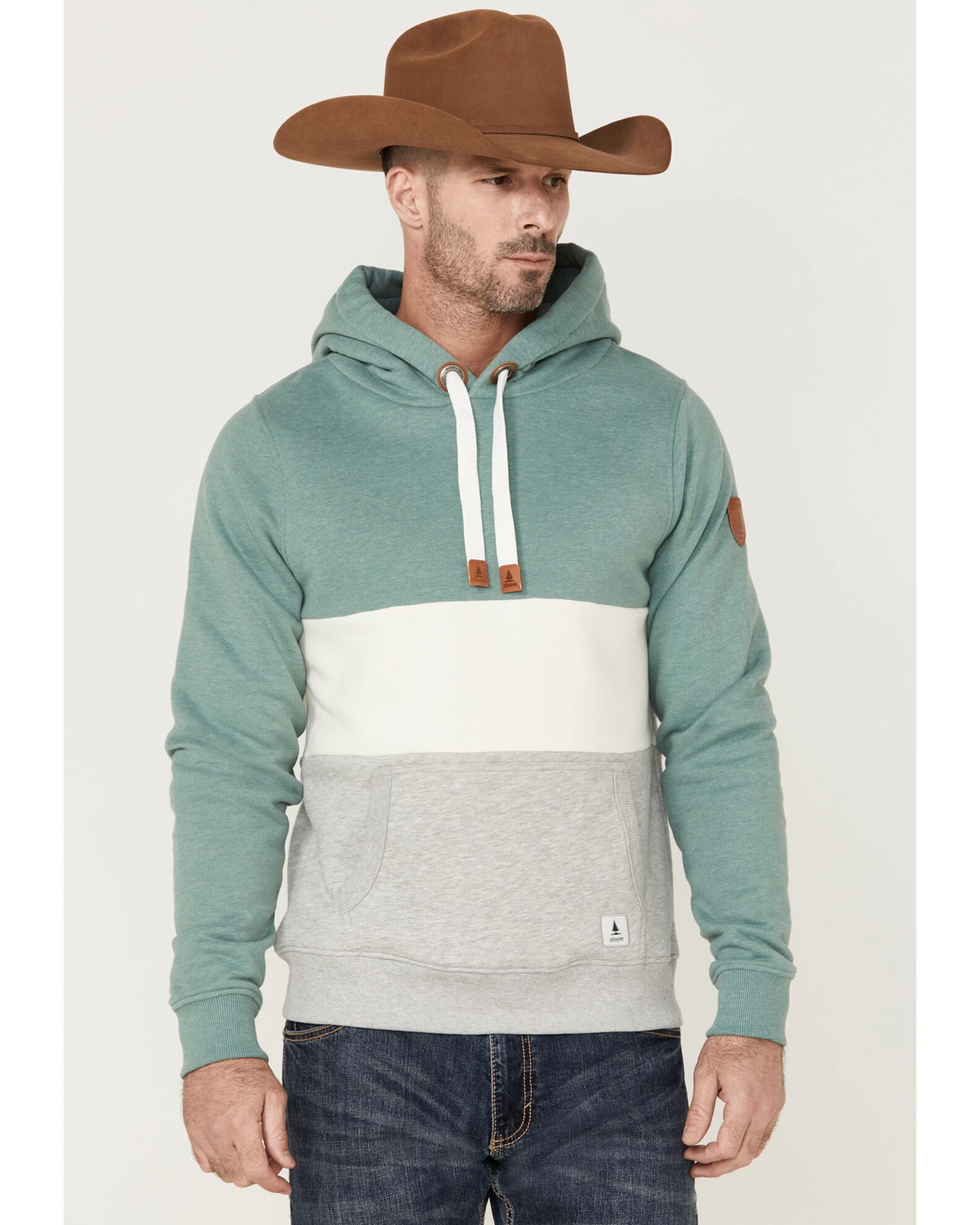 Wanakome Men's Colorblock Rivera Hooded Pullover Sweatshirt 2 Wanakome Men's Colorblock Rivera Hooded Pullover Sweatshirt - Image 2