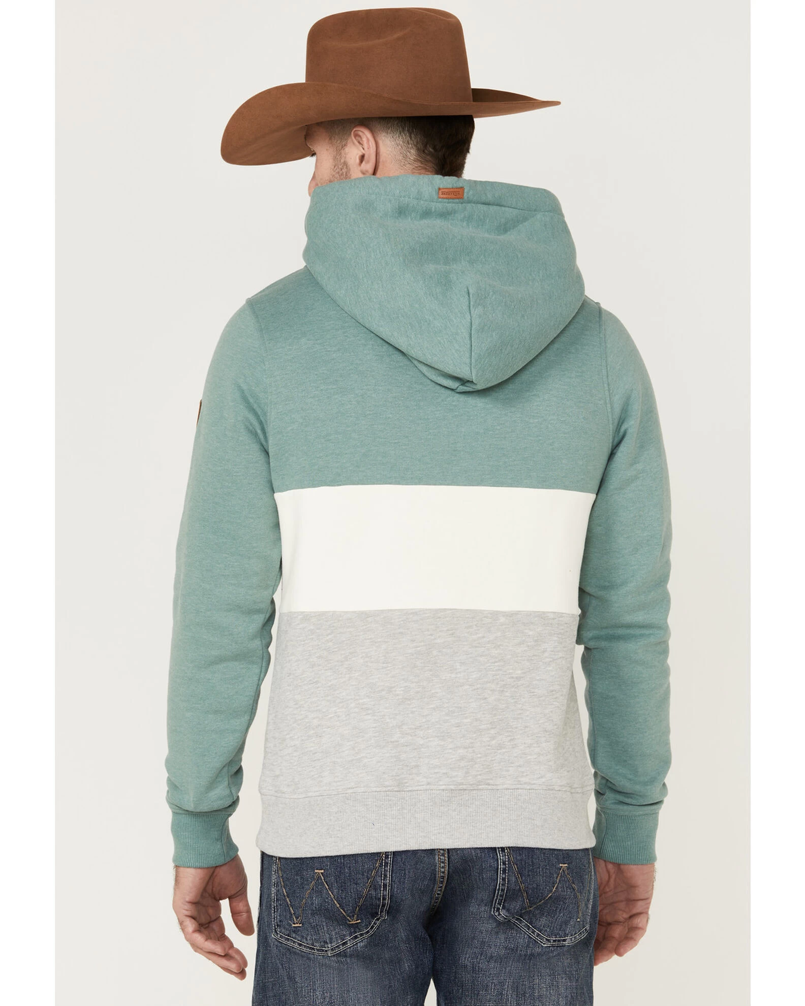 Wanakome Men's Colorblock Rivera Hooded Pullover Sweatshirt 3 Wanakome Men's Colorblock Rivera Hooded Pullover Sweatshirt - Image 3