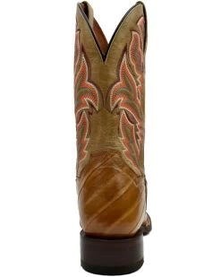 Dan Post Men's Eel Exotic Western Boots - Broad Square Toe -Western Cowboy Shop 2000366814 200 P5