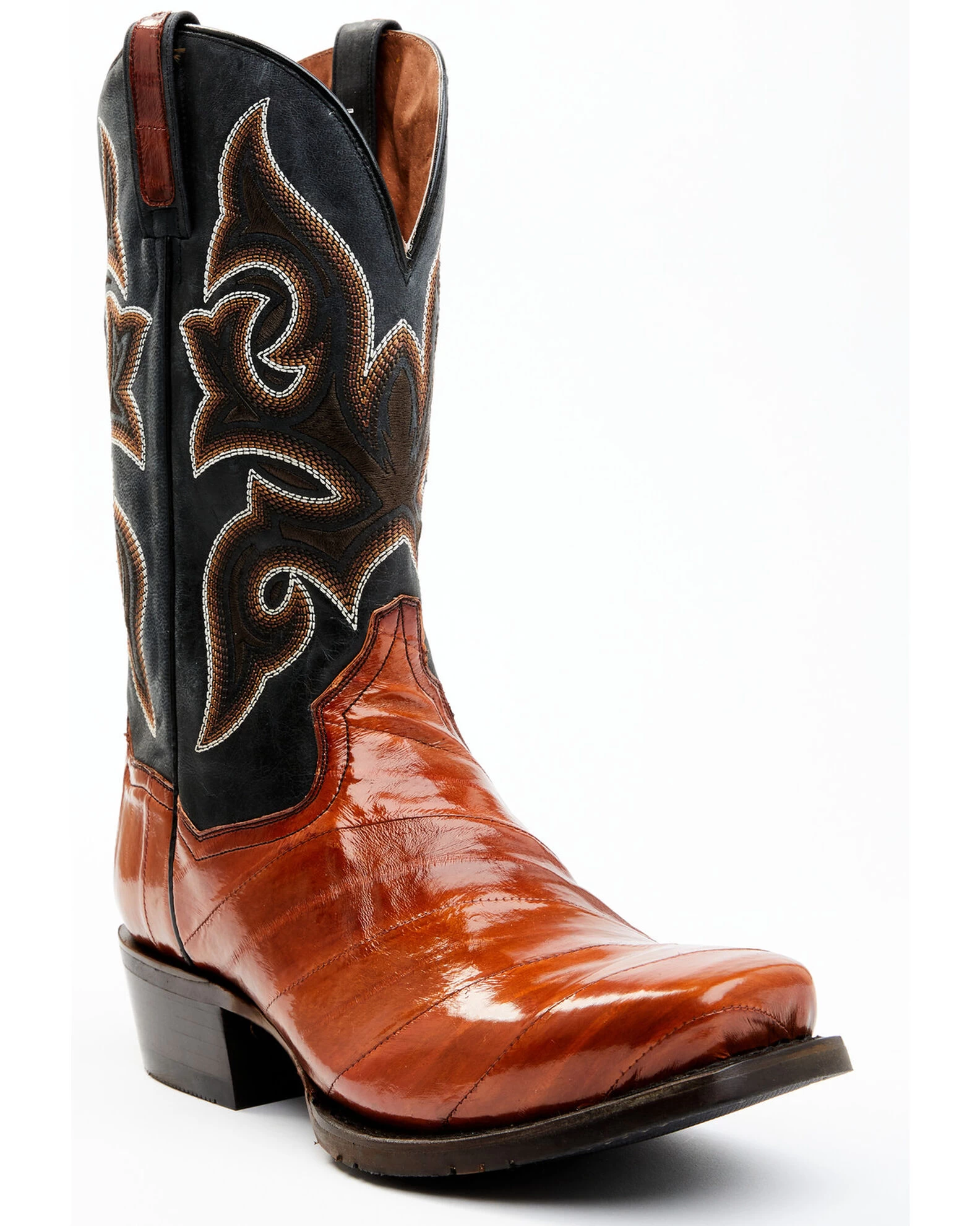 Dan Post Men's Eel Exotic Western Boots - Square Toe 4 Dan Post Men's Eel Exotic Western Boots - Square Toe - Image 4