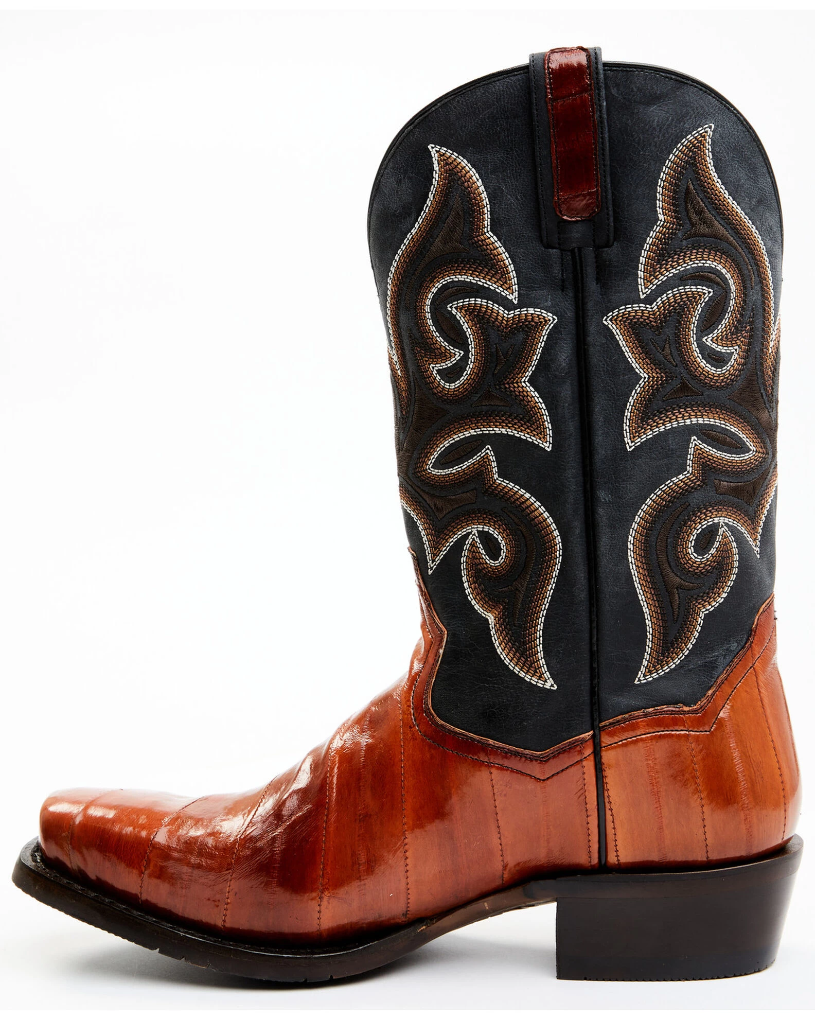 Dan Post Men's Eel Exotic Western Boots - Square Toe 5 Dan Post Men's Eel Exotic Western Boots - Square Toe - Image 5