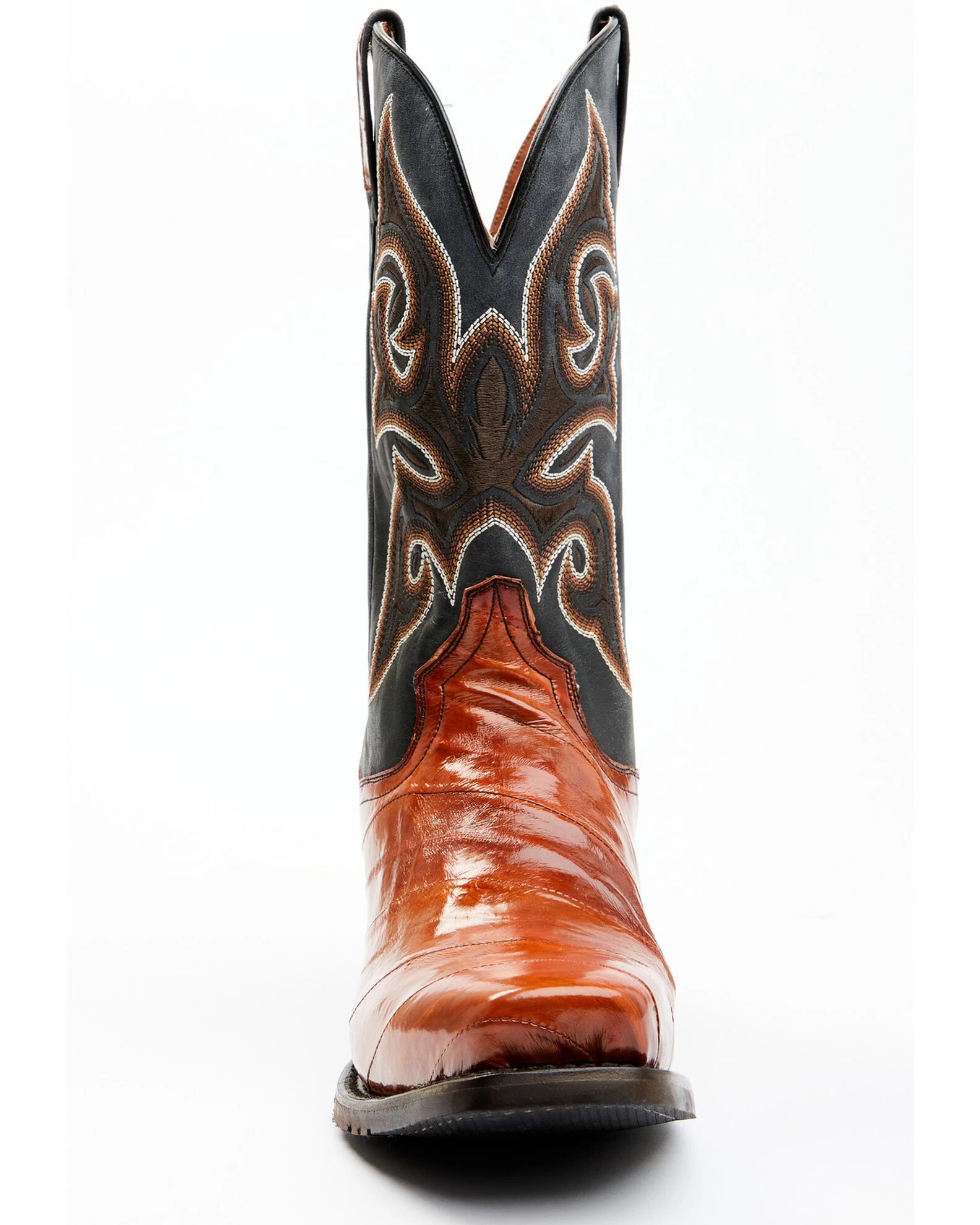 Dan Post Men's Eel Exotic Western Boots - Square Toe 1 Dan Post Men's Eel Exotic Western Boots - Square Toe