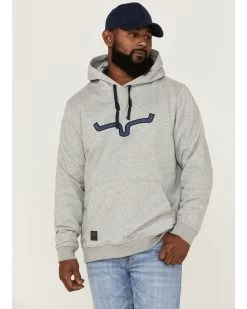 Kimes Ranch Men's TTL Heather Gray Logo Embroidered Hooded Sweatshirt 7 Kimes Ranch Men's TTL Heather Gray Logo Embroidered Hooded Sweatshirt -Western Cowboy Shop 2000367375 070 P1