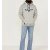 Kimes Ranch Men's TTL Heather Gray Logo Embroidered Hooded Sweatshirt