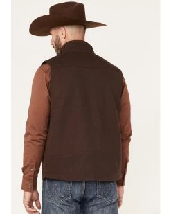 Blue Ranchwear Men's Insulated Duck Zip-Front Work Vest 6 Blue Ranchwear Men's Insulated Duck Zip-Front Work Vest -Western Cowboy Shop 2000373317 201 P4