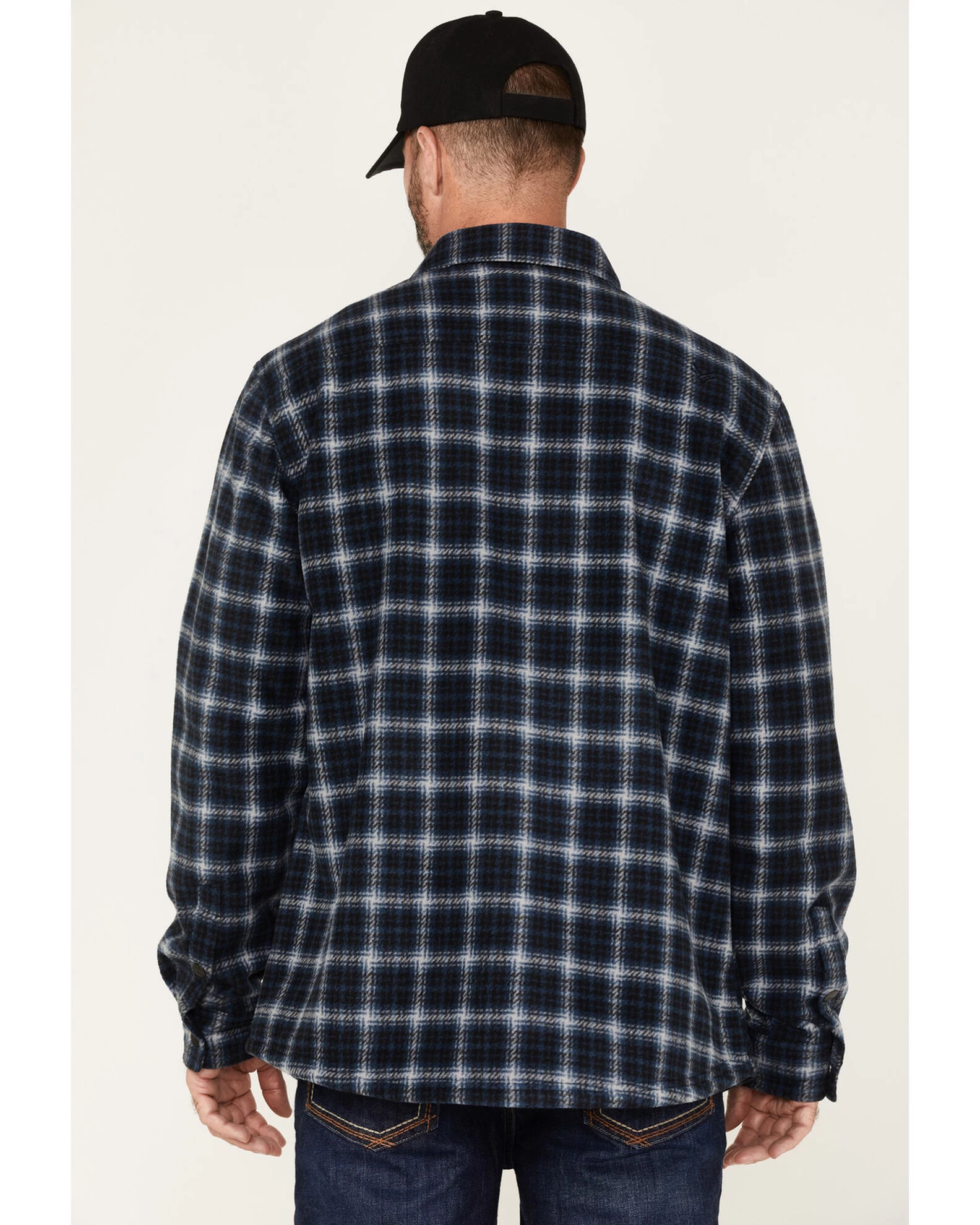 Hawx Men's Polar Fleece Shirt Jacket 2 Hawx Men's Polar Fleece Shirt Jacket - Image 2