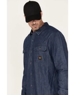 Hawx Men's Denim Work Shirt - Big & Tall -Western Cowboy Shop 2000373798 402 P2