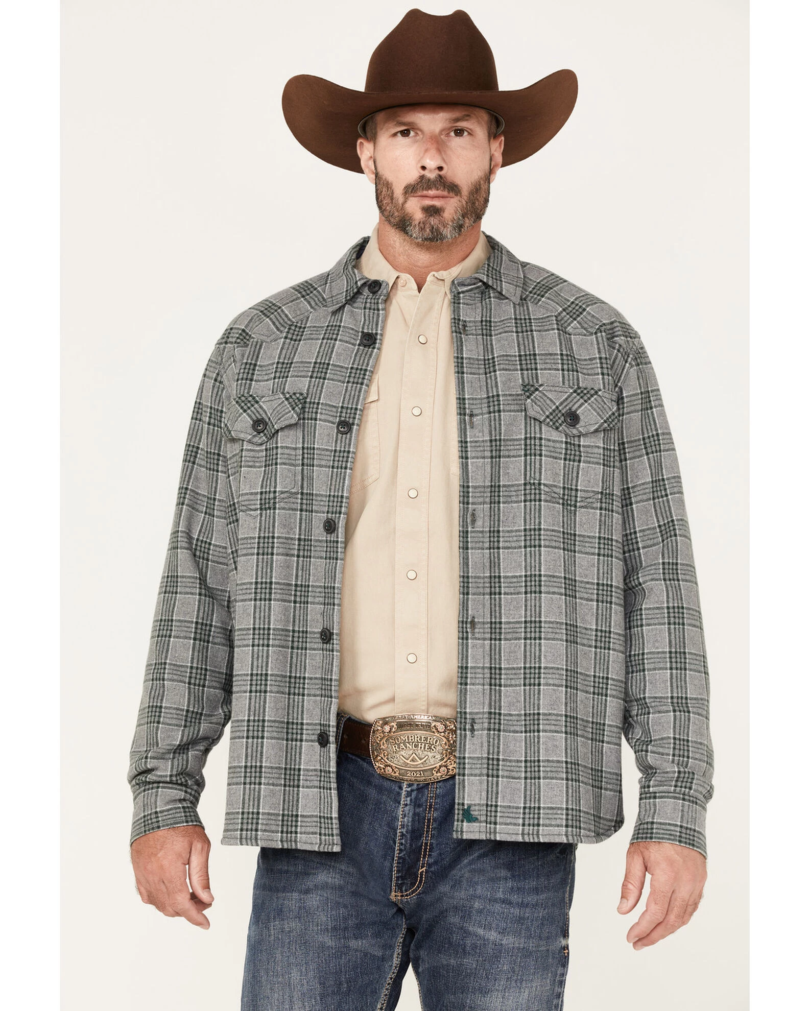 Cody James Men's Polar Bonded Plaid Button Down Flannel 2 Cody James Men's Polar Bonded Plaid Button Down Flannel - Image 2