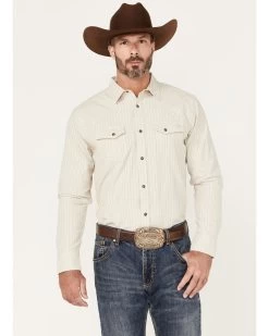 Blue Ranchwear Men's Ticking Stripe Snap Western Workshirt -Western Cowboy Shop 2000374160 280 P2