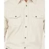 Blue Ranchwear Men's Ticking Stripe Snap Western Workshirt